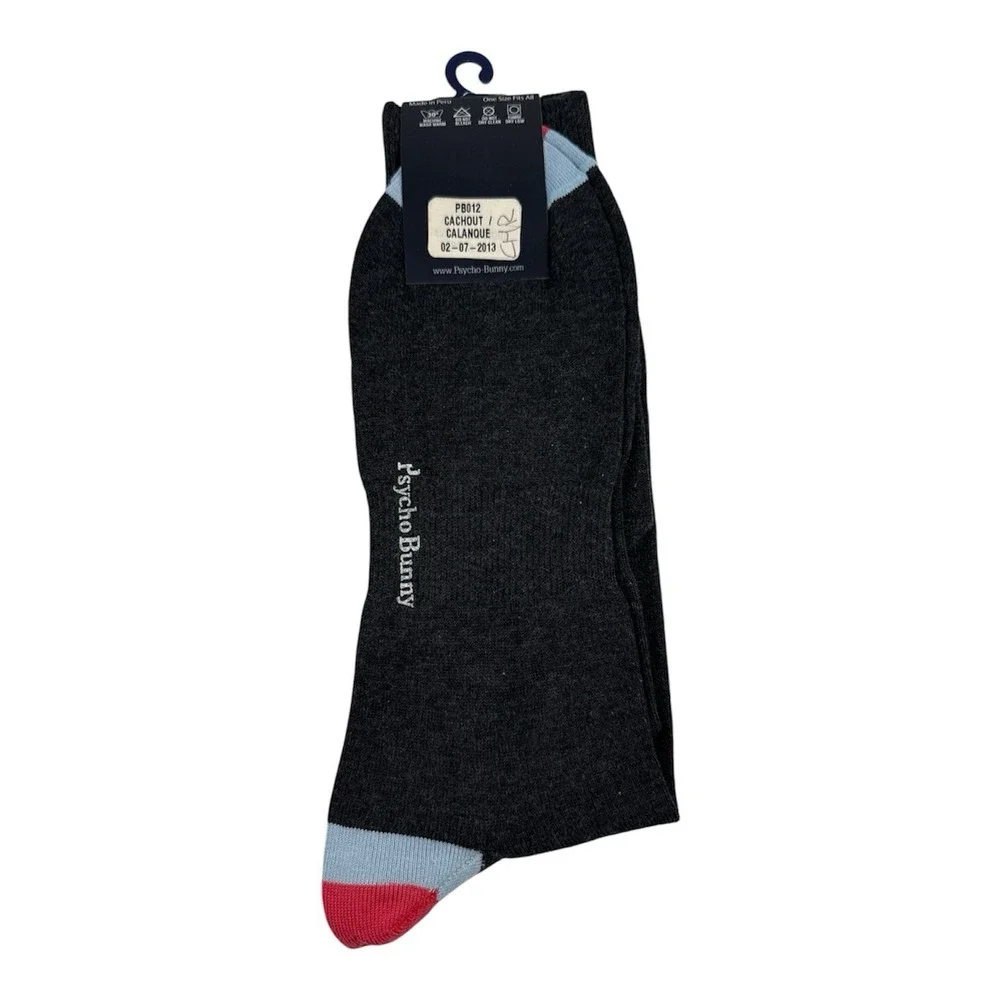 Psycho Bunny By Robert Godley Socks‎  ONE SIZE